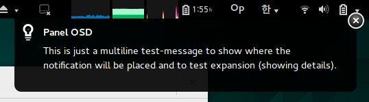 `Panel osd`