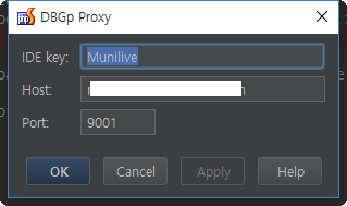 DBGp Proxy Configuration