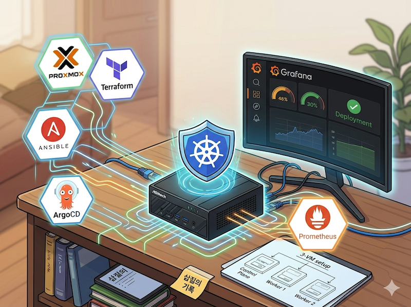 집에 Kubernetes 클러스터를 구축해 봤습니다